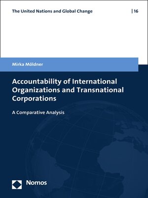 cover image of Accountability of International Organizations and Transnational Corporations